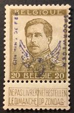 1915 SPOORWEGEN (TR50) MH. Gom. N: 124., Postzegels en Munten, Orginele gom, Ophalen of Verzenden, Postfris, Treinen