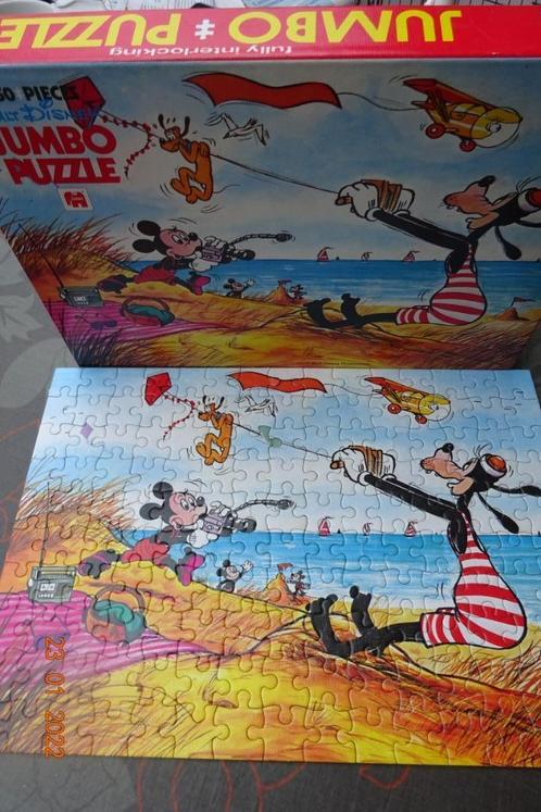 Jumbo, leuke retro puzzel mickey mouse * 150 stuks*, Kinderen en Baby's, Speelgoed | Kinderpuzzels, Gebruikt, Ophalen of Verzenden
