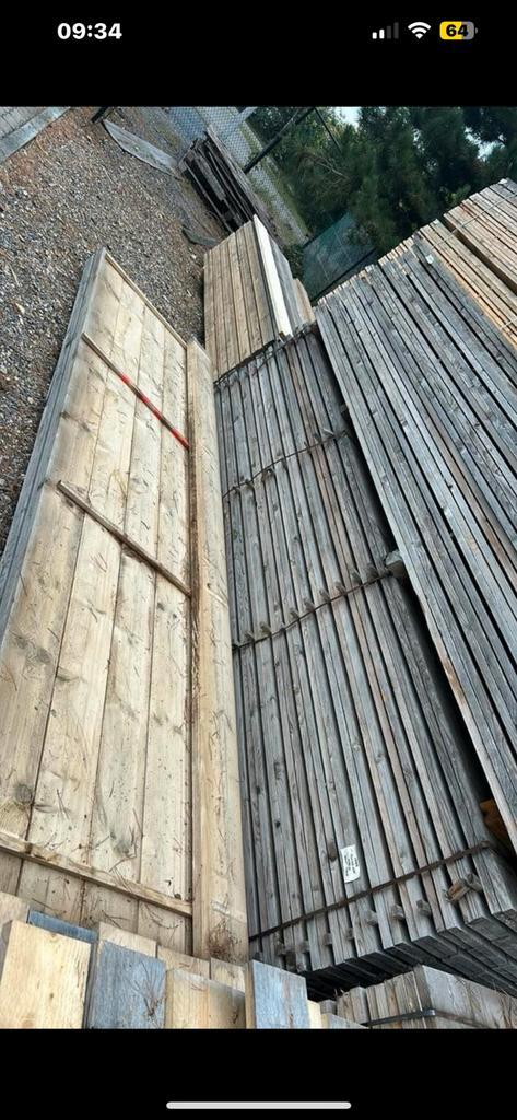 ‼️ Steigerhout aan dumpprijs OP = OP ‼️, Doe-het-zelf en Bouw, Hout en Planken, Zo goed als nieuw, Steigerhout, Ophalen