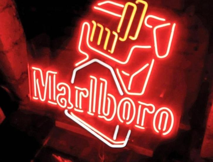 Marlboro neon - nieuw !!, Verzamelen, Merken en Reclamevoorwerpen, Nieuw, Lichtbak of (neon) lamp, Ophalen of Verzenden