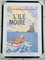 Luxe reproductie in canvas kuifje tintin hervé, Verzamelen, Ophalen, Nieuw, Film, Poster