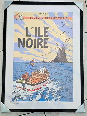 Luxe reproductie in canvas kuifje tintin hervé beschikbaar voor biedingen