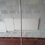 Aluminium buis met voet nieuw, Ophalen, Minder dan 2 meter, Rechte buis, Nieuw