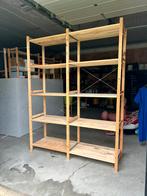Stellingkast IKEA 2 elementen/planken, grenen, 174x50x226 cm, Ophalen, Zo goed als nieuw