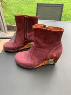 Bottines bordeaux art talon compensé 37