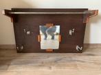 Stevige vintage kapstok van massief hout, Huis en Inrichting, Woonaccessoires | Kapstokken, Ophalen, Gebruikt, Hout