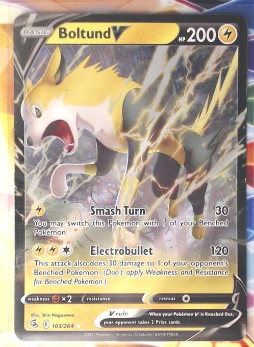 Boltund V 103/264, Hobby en Vrije tijd, Verzamelkaartspellen | Pokémon, Nieuw, Losse kaart, Ophalen of Verzenden