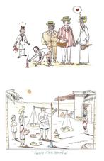 Vandersteen - Suske en Wiske - originele tekening De Rop, Boeken, Ophalen of Verzenden, Nieuw