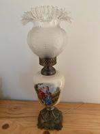 Antieke lamp , 58 cm hoog, Ophalen, Zo goed als nieuw