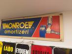MONROE oud reclamebord, Verzamelen, Ophalen of Verzenden, Gebruikt, Reclamebord