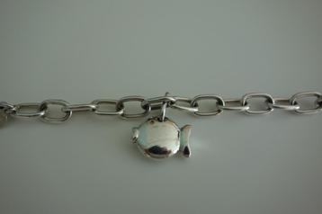 Bracelet argent rhodié "CLIO BLUE" Envoi compris beschikbaar voor biedingen