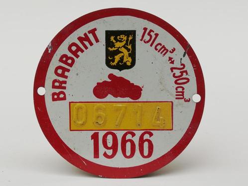 Mooi plaatje voor motor of bromfiets - Brabant - 1966, Antiek en Kunst, Curiosa en Brocante, Ophalen of Verzenden