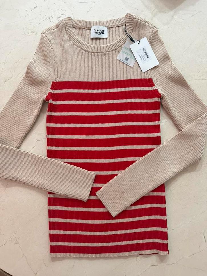 Pull claudie Pierlot T1, Vêtements | Femmes, Pulls & Gilets, Neuf, Taille 36 (S), Rouge, Envoi