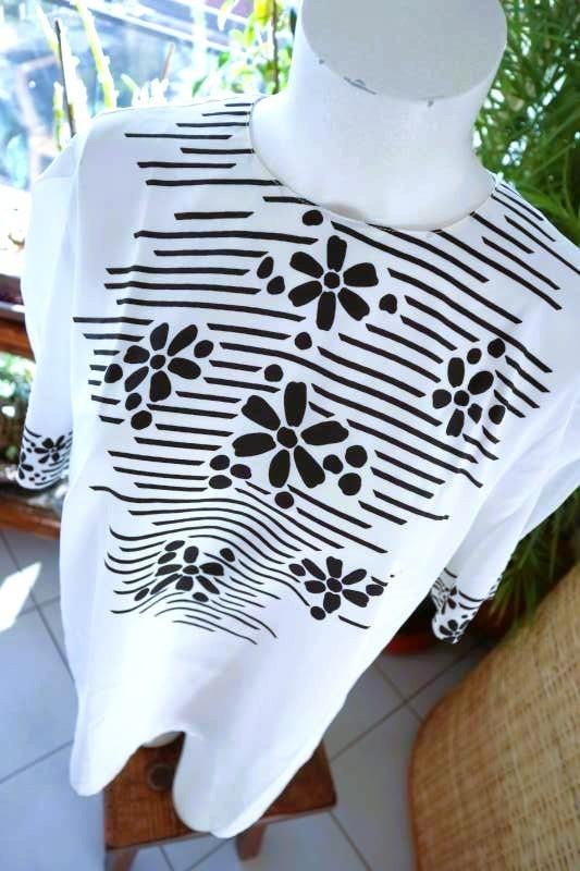 wit zwart leuk stijlvol T-shirt blouse, Hardob, Wit, Maat 46/48 (XL) of groter, Ophalen of Verzenden