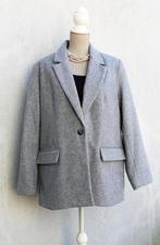 zara XL grijze jas/blazer, Kleding | Dames, Maat 42/44 (L), Ophalen of Verzenden, Zo goed als nieuw, Grijs