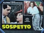 Hitchcock Joan Fontaine 'Suspicion' Filmposter, Rechthoekig Staand, Nieuw, Ophalen of Verzenden, A1 t/m A3