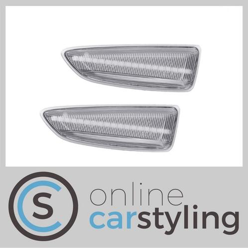 Dynamische LED zijknipperlichten Opel Crossland X WIT / ZWAR, Auto-onderdelen, Verlichting, Opel, Nieuw, Ophalen of Verzenden