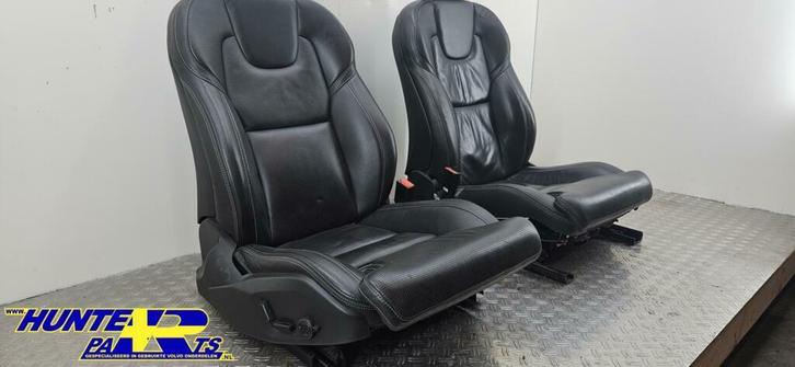 Bekledingset zwart leder Volvo V90 Inscription ('16-'22), Auto-onderdelen, Interieur en Bekleding, Volvo, Gebruikt, Ophalen of Verzenden