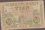 bons de guerre Belgique 10-20-50 centimes 1916-1918 lot de 3, Série, Enlèvement ou Envoi, Belgique