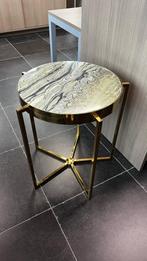 bijzettafel marmer, Huis en Inrichting, Ophalen, Overige materialen, Rond, 55 tot 75 cm