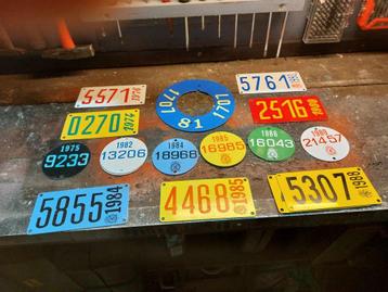 Plaque de vélo, Enlèvement ou Envoi, Utilisé
