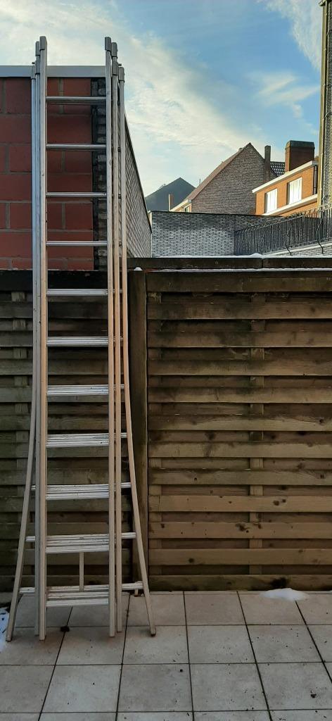 3-delige reformladder, Doe-het-zelf en Bouw, Ladders en Trappen, Zo goed als nieuw, Ladder, 4 meter of meer, Opvouwbaar of Inschuifbaar