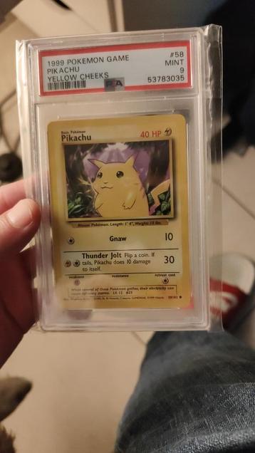 Pikachu édition pokémon game PSA9 beschikbaar voor biedingen