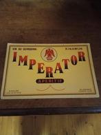 Imperator Aperitif reclame karton, Ophalen, Zo goed als nieuw, Reclamebord