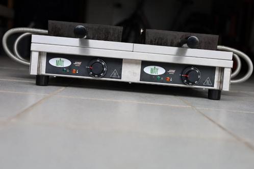 MATT Dubbel Wafelijzer 4x6 – Luikse, Elektronische apparatuur, Wafelijzers, Gebruikt, Ophalen