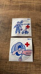 Stickers rode kruis, Verzamelen, Ophalen