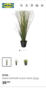 plantes artificielles Ikea, avec cache pot, Utilisé, Enlèvement ou Envoi