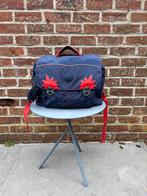 Kipling boekentas blauw met rode accenten, Ophalen, Gebruikt, Blauw, Aktetas of Boekentas