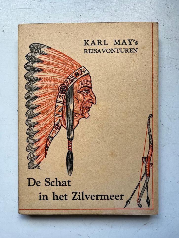 Karl May's Reisavonturen 12 - het Zilvermeer - 1942, Antiek en Kunst, Antiek | Boeken en Manuscripten, Verzenden
