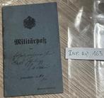 Militärpass IR163        14-18, Ophalen of Verzenden