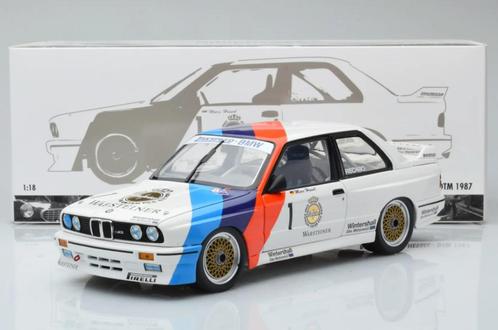 Minichamps - BMW E30 M3 #1 Winner DTM Zolder 1987 M. Hessel, Hobby & Loisirs créatifs, Voitures miniatures | 1:18, Comme neuf