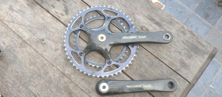 Campagnolo Record Carbon 10 speed groep., Fietsen en Brommers, Fietsonderdelen, Gebruikt, Racefiets, Ophalen