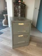 Vintage archiefkast metaal, Ophalen, Minder dan 50 cm, Gebruikt, Minder dan 100 cm