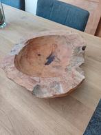 Mooie landelijke schaal in teak 30cm x 30cm, Huis en Inrichting, Woonaccessoires | Schalen en Manden, Ophalen of Verzenden, Zo goed als nieuw