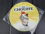 Reclame bord La Chouffe metaal 30cm groot, Verzamelen, Ophalen of Verzenden, Zo goed als nieuw