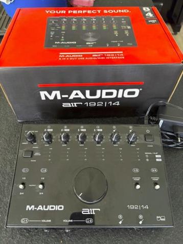  M-Audio AIR 192|14 Perfecte staat audio controller producer beschikbaar voor biedingen
