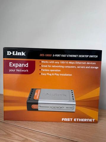 Computer switch d-link des-1005d werkende staat