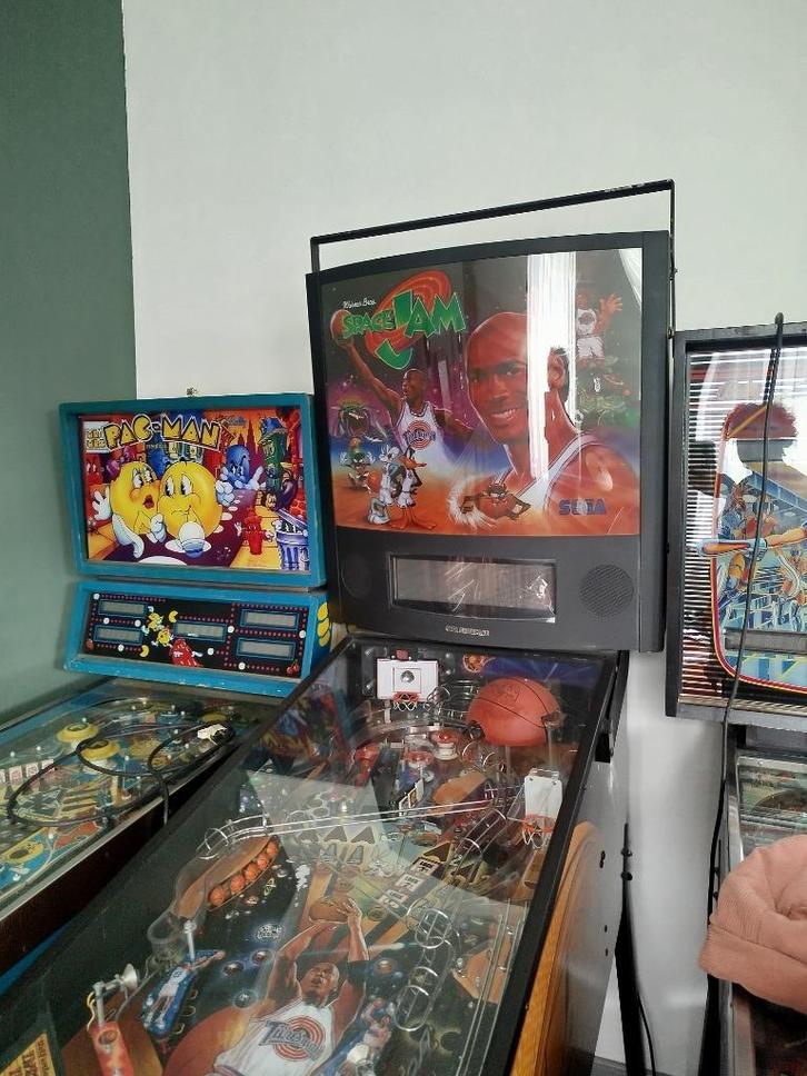 Flipper Pinbot, Vector, mevrouw Pacman, Spacejam, Verzamelen, Automaten | Flipperkasten, Zo goed als nieuw, Elektronisch, Flipperkast