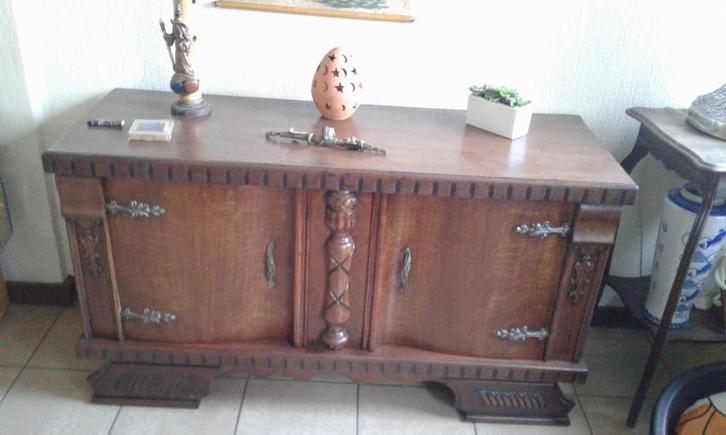 Laag buffet vintage 1950, Antiek en Kunst, Antiek | Meubels | Kasten, Ophalen