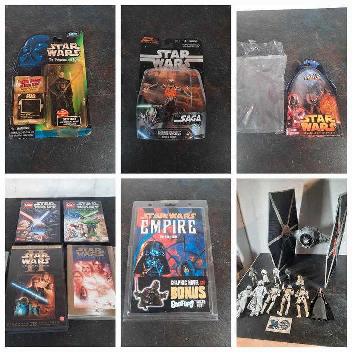 Lot van Star wars figuren en collectibles, Collections, Star Wars, Utilisé, Enlèvement ou Envoi