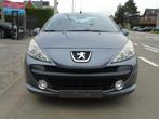 Peugeot 207cc 1.6i Benzine Cabrio *10/2008 *1e Eigen *Ohboek, Auto's, Peugeot, Voorwielaandrijving, 4 zetels, Stof, Zwart