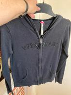 Vestje met kap donker grijs, Kinderen en Baby's, Kinderkleding | Maat 152, Ophalen, Meisje, Trui of Vest, Zo goed als nieuw