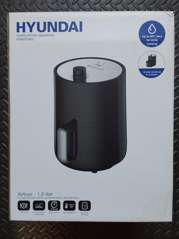 Airfryer Hyundai 1,8l - Nieuw, Huis en Inrichting, Keuken | Potten en Pannen, Nieuw, Overige typen, Overige materialen, Ophalen