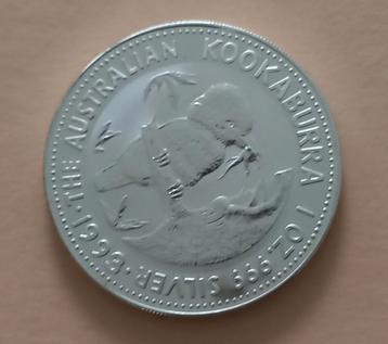 Australië 1 dollar 1993 (zilver) Kookaburra  beschikbaar voor biedingen