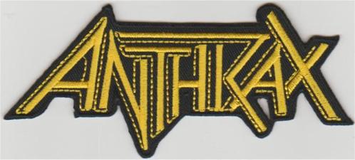 Anthrax stoffen opstrijk patch embleem, Collections, Musique, Artistes & Célébrités, Neuf, Vêtements, Envoi