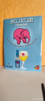 DELIRIUM TREMENS metalen plaat., Ophalen of Verzenden, Nieuw, Reclamebord, Plaat of Schild, Overige merken